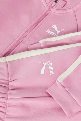 Buy Puma Pink Minicats T7 Iconic 2 Piece Tracksuit Set For Baby Girls Online Ounass UAE