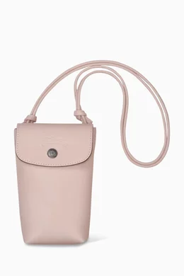 Buy Longchamp Pink Le Pliage Xtra Phone Case in Leather For Women Online Ounass UAE