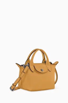 Buy Longchamp Yellow Mini Le Pliage Xtra Handbag in Leather For Women Online Ounass UAE