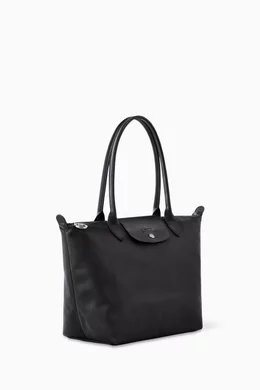 Longchamp medium black tote top