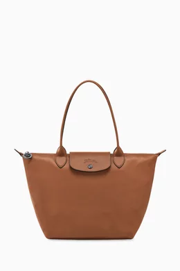 Buy Longchamp Brown Medium Le Pliage Xtra Bag in Leather For Women Online Ounass UAE