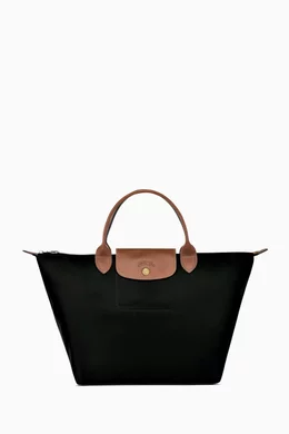 Buy Longchamp Black Medium Le Pliage Original Bag in Canvas For Women Online Ounass UAE