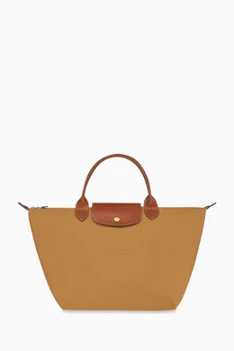 Buy Longchamp Brown Medium Le Pliage Original Bag in Canvas For Women Online Ounass UAE