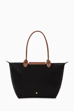 Buy Longchamp Black Large Le Pliage Original Tote Bag in Canvas For Women Online Ounass UAE