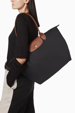 Buy Longchamp Black Large Le Pliage Original Tote Bag in Canvas For Women Online Ounass UAE