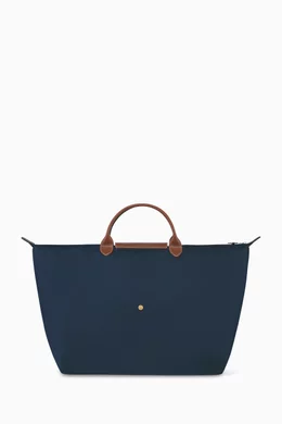 Buy Longchamp Blue Small Le Pliage Original Travel Bag in Canvas For Women Online Ounass UAE