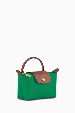 Longchamp green outlet