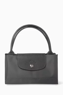 Buy Longchamp Grey Medium Le Pliage Bag in Recycled Canvas For Women Online Ounass UAE