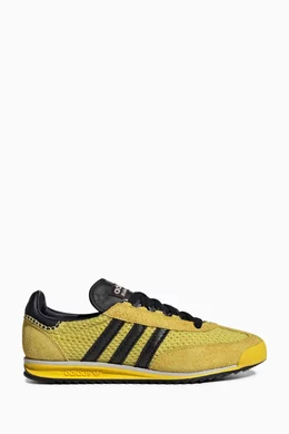 Buy adidas Statement Yellow x Wales Bonner SL76 Sneakers in Suede Mesh For Men Online Ounass UAE