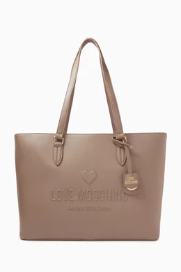Embossed tote bag outlet