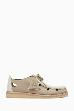 Buy Kith Neutral x Clarks Originals Brixham Sandals in Leather For Men Online Ounass UAE