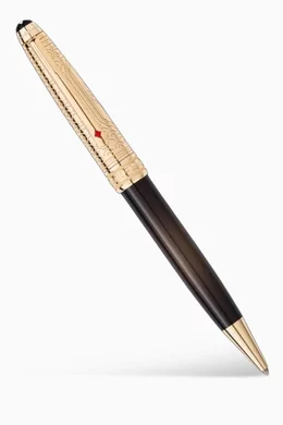 Buy Montblanc Gold Meisterstuck Around the World in 80 Days Doue Classique Ballpoint Pen For UNISEX Online Ounass UAE