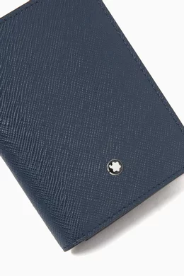 Buy Montblanc Blue Sartorial Card Holder 4cc in Leather For Men Online Ounass UAE