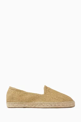 Buy The Resort Co Neutral Espadrilles in Raffia For Men Online Ounass UAE