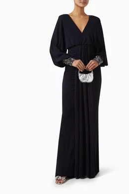 Embellished cuff dress 2025