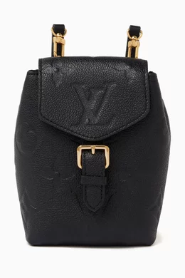Louis vuitton black backpack women's clearance
