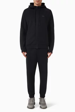 Boss bodywear logo tracksuit black online
