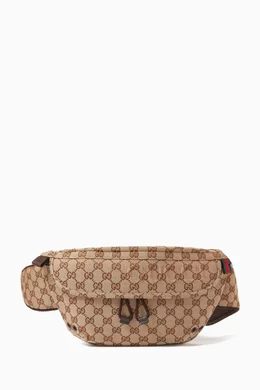 Buy Gucci Brown Small GG Belt Bag in Canvas For Men Online Ounass UAE