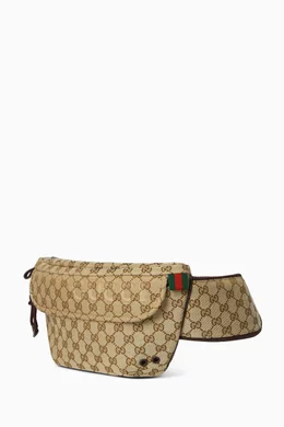 Buy Gucci Brown Small GG Belt Bag in Canvas For Men Online Ounass UAE
