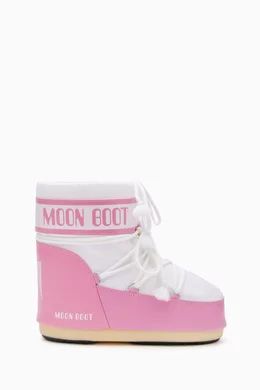 Buy Moon Boot Pink Icon Low Boots in Nylon For Women Online Ounass UAE