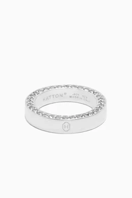 信頼 Buy Hatton Labs Silver Classic Infinity Ring in Sterling アクセサリー