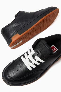 Buy KENZO Black Dome Sneakers in Leather For Women Online | Ounass UAE