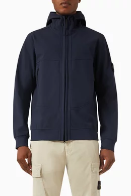 Stone island soft shell r navy top