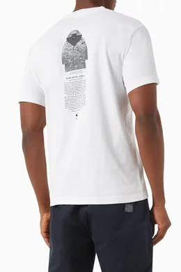 Stone island white shirt hotsell