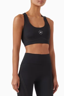Buy adidas Black x Stella McCartney Impact Training Sports Bra For Women Online Ounass UAE