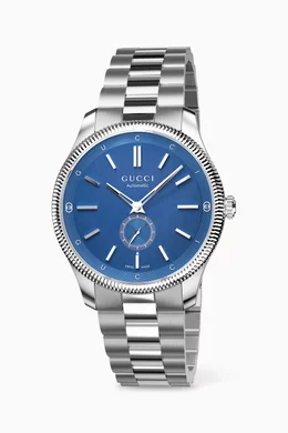 Buy Gucci Silver G Timeless Automatic Watch 40mm For Men Online Ounass UAE