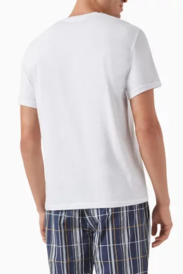 Emporio armani crew neck t shirt white 2025