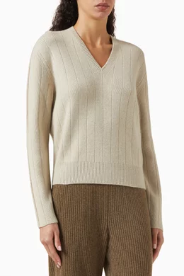 Loro piana v neck sweater online