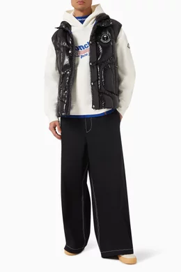 Buy Moncler Black x Palm Angels Gwenyth Vest in Nylon For