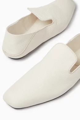 サンダル・ミュール Bottega Veneta Ivory Leather Adamo Slippers Bottega Veneta® Women's Adamo Slipper in White. Shop online now.