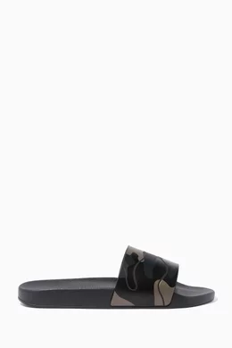 Mens valentino slides online