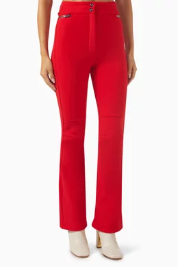 Buy Fusalp Red Elancia Ski Pants in Schoeller Softshell For Women Online Ounass UAE