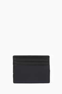 Buy Calvin Klein Black Logo Money Clip Cardholder in Leather For Men Online Ounass UAE