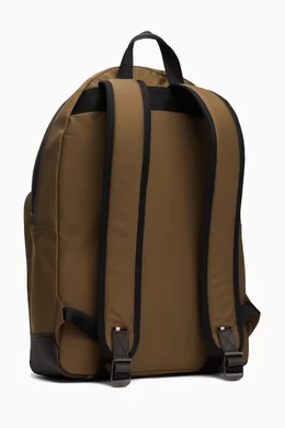 Buy Tommy Hilfiger Brown Casual Logo Patch Dome Backpack For Men