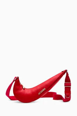Buy Nike Red x Jacquemus Le Swoosh Shoulder Bag in Leather For