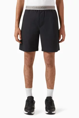 Buy Calvin Klein Performance Black 7 Logo band Gym Shorts For Men Online Ounass UAE