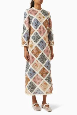 【Zimmermann】TALLOW LACE TRIM MIDI DRESS レーストリム Tallow Lace Trim Midi Dress Spliced Online | Zimmermann