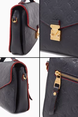 Buy Louis Vuitton Pre Loved Blue Pochette Metis Bag in Empreinte embossed Leather For Women Online Ounass UAE