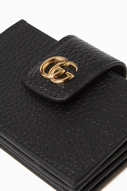 Buy Gucci Blue GG Marmont Snap Card Case in Leather For Women Online Ounass UAE