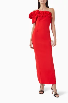 Mossman red dress cheap