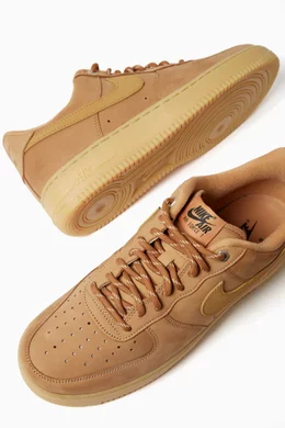 Buy Nike Brown Air Force 1 07 Sneakers in Suede For Men Online Ounass UAE
