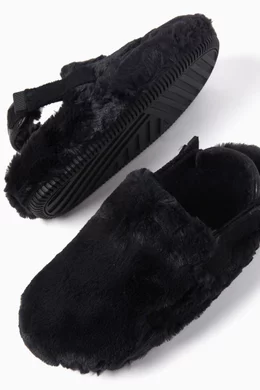 Furry sandals nike on sale