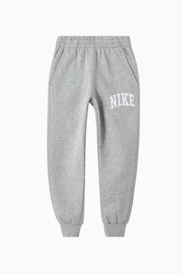 Buy Nike Grey Sportswear Club Sweatpants in Fleece For Boys Online Ounass UAE
