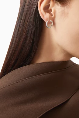 Buy Ragbag Grey Odette Spiral Earrings in Sterling Silver For Women Online Ounass UAE