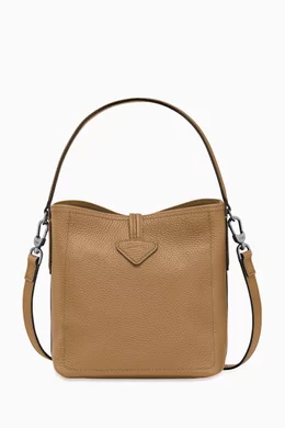Buy Longchamp Neutral XS Le Roseau Essential Bucket Bag in Leather For Women Online Ounass UAE