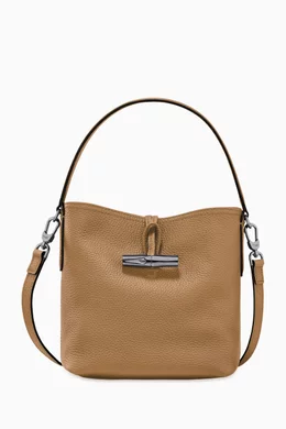 Buy Longchamp Neutral XS Le Roseau Essential Bucket Bag in Leather For Women Online Ounass UAE